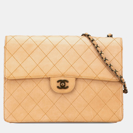 Chanel: Бежевая сумка 