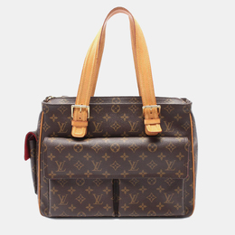Louis Vuitton: Коричневая сумка  Multipli Cite