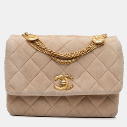 Chanel: Бежевая сумка 