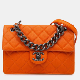 Chanel: Оранжевая сумка 