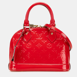 Louis Vuitton: Красная сумка  Alma BB