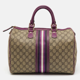 Gucci: Бежевая сумка  GG Supreme