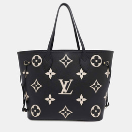 Louis Vuitton: Бежевая сумка-шоппер  Neverfull MM