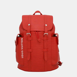 Louis Vuitton: Красный рюкзак  Épi