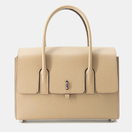Hermes: Бежевая сумка-шоппер 