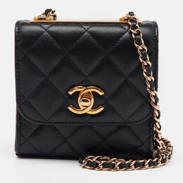 Chanel: Чёрный клатч 