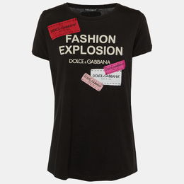 Dolce & Gabbana: Чёрная футболка  T