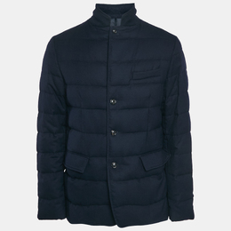 Moncler: Синяя куртка 