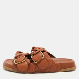 Valentino: Коричневые сандалии  Atelier 03 Rose Edition