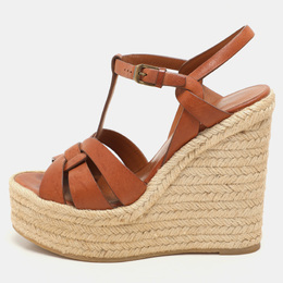 Saint Laurent Paris: Коричневые мокасины  Espadrille