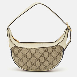 Gucci: Белая сумка  GG Supreme