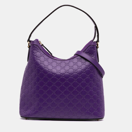 Gucci: Фиолетовая сумка 