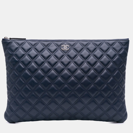 Chanel: Голубой клатч 