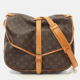 Louis Vuitton: Коричневая сумка 