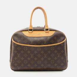 Louis Vuitton: Коричневая сумка  Deauville