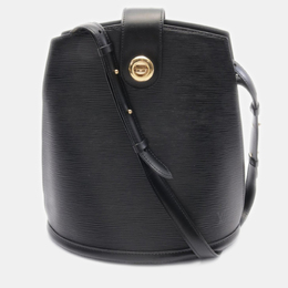 Louis Vuitton: Чёрная сумка  Épi