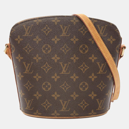 Louis Vuitton: Коричневая сумка 