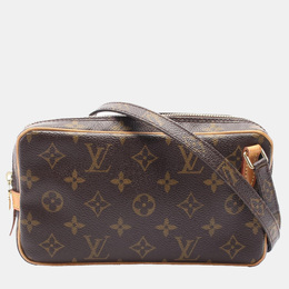 Louis Vuitton: Коричневая сумка 