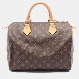 Louis Vuitton: Коричневая сумка  Speedy 30