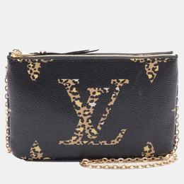 Louis Vuitton: Чёрная сумка  Pochette