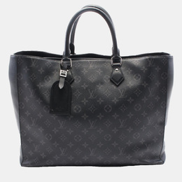 Louis Vuitton: Чёрная сумка-шоппер 