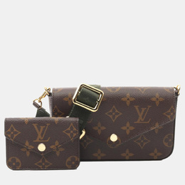Louis Vuitton: Коричневая сумка  Pochette