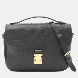 Louis Vuitton: Чёрная сумка  Pochette