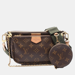Louis Vuitton: Коричневая сумка  Pochette Accessoires