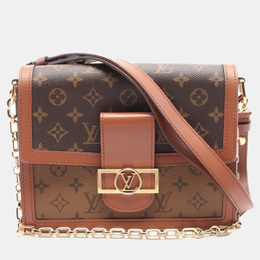Louis Vuitton: Коричневая сумка 