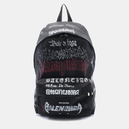 Balenciaga: Чёрный рюкзак  Explorer