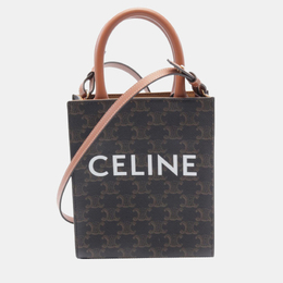 Celine: Коричневая сумка 