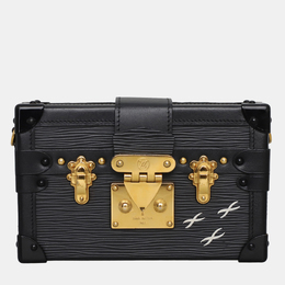 Louis Vuitton: Чёрная сумка  Épi