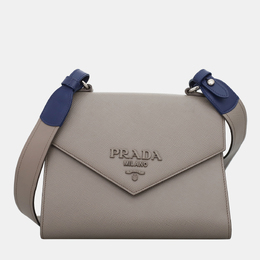 Prada: Тёмная сумка через плечо 