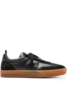 Officine Creative: Чёрные кроссовки 