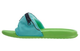 Nike: Зелёная поясная сумка  Benassi JDI