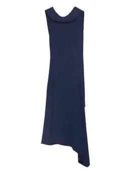 Prada: Атласное платье 