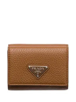 Prada: Коричневый кошелёк 