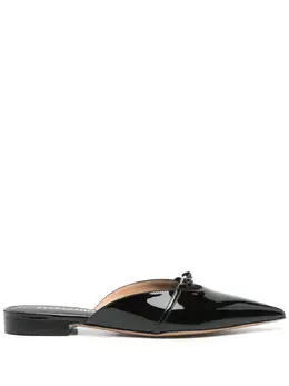 Ferragamo: Чёрные сабо 