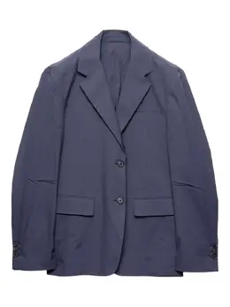 Prada: Синий жакет 