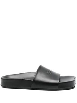 MM6 Maison Margiela: Чёрные сандалии 