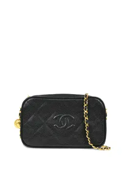 CHANEL Pre-Owned: Чёрная сумка 