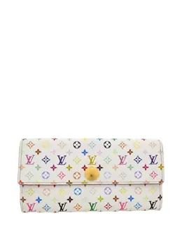 Louis Vuitton Pre-Owned: Белый кошелёк 