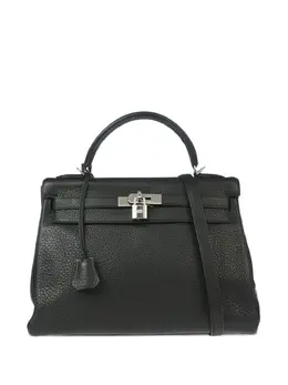 Hermès Pre-Owned: Чёрная сумка-шоппер 