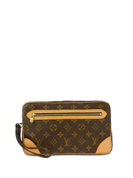 Louis Vuitton Pre-Owned: Коричневый клатч 