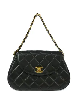 CHANEL Pre-Owned: Чёрная сумка 