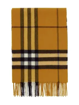 Burberry: Коричневый шарф 