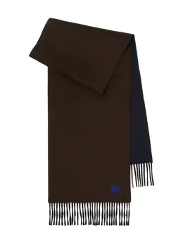 Burberry: Коричневый шарф 