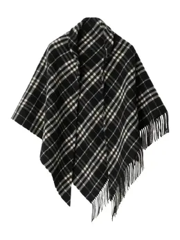 Burberry: Чёрный шарф 