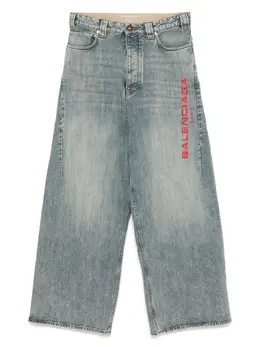 Balenciaga: Светлые джинсы 