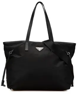 Prada Pre-Owned: Чёрная сумка-шоппер 
